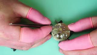 How To  Service a Mechanical Watch  Part 4 Assembly Continued  ETA 6498 [upl. by Wendin]