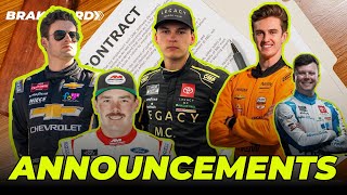 NASCAR Driver Announcements  Erik Jones Is Out  IndyCar Driver Announcement Too [upl. by Annelg]