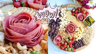 How to Make Meat Roses for Charcuterie Boards [upl. by Col]