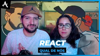 CASAL REAGE MC SID KRAWK  QUAL DE NÓS  REACT [upl. by Zaller591]