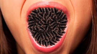 ASMR mouth treatment animation  Removing Infections  Maggots amp Worms [upl. by Devi819]