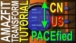 How to convert any CN US or PACEfied AMAZFIT to permanent original AMAZFIT PACE [upl. by Claude]