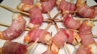 Brochette de Gambas et crevettes Cuisine par Cedric et Seb [upl. by Rawlinson390]