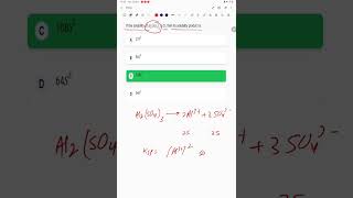 If the solubility of Al2SO43 is S  then its solubility product is [upl. by Swetiana]