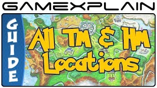 Pokémon X amp Y  All TM amp HM Locations Guide amp Walkthrough [upl. by Cralg]