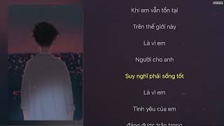 Nếu Em Còn Tồn Tại  Trịnh Đình Quang  LyRics [upl. by Aisatnaf]