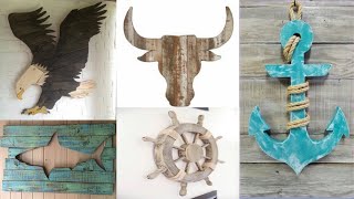 Scrap Wood Wall Decor and Scrap Wood Wall Art Ideas [upl. by Olympe579]