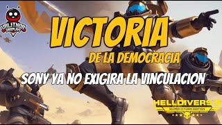 HELLDIVERS 2 YA NO HABRA QUE VINCULAR STEAM A PSN [upl. by Oalsinatse]