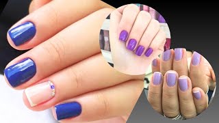 LINDAS UNHAS CURTAS E ELEGANTES PARA MULHERES QUE GOSTAM DE PRATICIDADE [upl. by Phebe381]