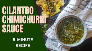 Cilantro Chimichurri Recipe  ThisThatMore [upl. by Stout582]