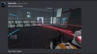 Trapping  my friend in Portal 2 [upl. by Salocin]