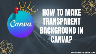 How to make transparent background in canva [upl. by Zined]