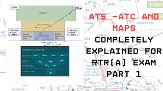 1 How to read route Charts for RTR Exam Part 1 ATSATC  atc radiotelephony WPC rtrexam [upl. by Akkim]