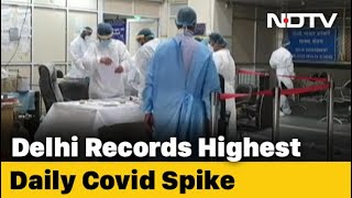 COVID19 News Delhi Reports 7745 Coronavirus Cases Biggest OneDay Spike [upl. by Rebmak]