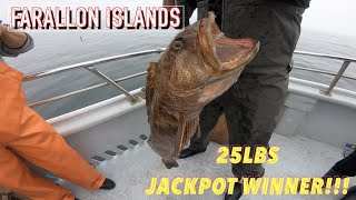 NONSTOP ACTION FARALLON ISLANDS ROCKFISH AND LINGCOD FISHING [upl. by Afatsuom]