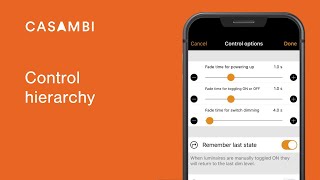 Casambi Control hierarchy [upl. by Orna]