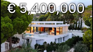 Touring a €5400000 Modern Estate in SPAIN with PRIVATE acces to the beach  Darcy Maxim [upl. by Fritz373]