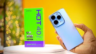 INFINIX HOT 40 PRO UNBOXING AND Review [upl. by Rekoob]