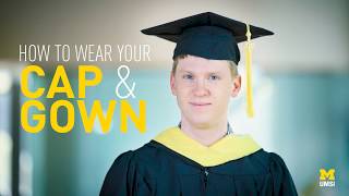 How to Wear Your Graduation Cap and Gown [upl. by Hsetih]