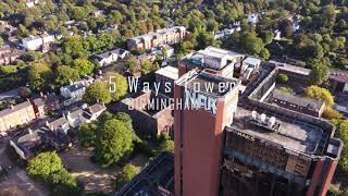 5 Ways Tower Birmingham UK I Abandoned buildings I Drone 4K [upl. by Eusoj]