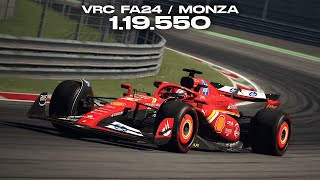 VRC Formula Alpha 2024 CSP V10 Hotlap  Monza 2022  119550 [upl. by Allene]