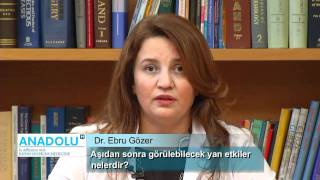 Aşıdan sonra görülebilecek yan etkiler nelerdir  Dr Ebru Gözer [upl. by Acnayb647]