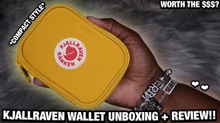 Fjallraven Kanken 🪪  CARD WALLET  Unboxing  Review 📦 COMPACT amp STYLISH  WORTH THE ✨ [upl. by Madox422]