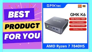 GMKtec Mini Pc GMK K6 AMD R77840HS Mini Computer [upl. by Airotkiv]