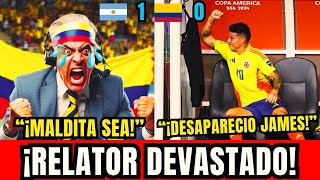 RELATOR COLOMBIANO LLORA Y DICE MESSI ESTA ACABADO quotARGENTINA LO GANO CUANDO SALIO MESSIquot [upl. by Winnah]