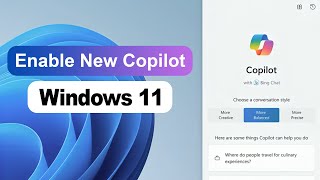 How to enable new Copilot AI on Windows 11 [upl. by Flanigan247]