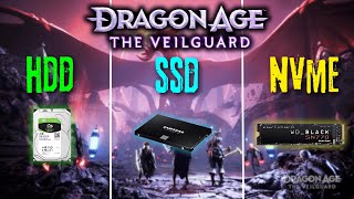 HDD vs SSD vs M2 NVMe  Dragon Age The Veilguard  SSD Required [upl. by Meilen56]