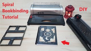 DIY Spiral Binding STEPBYSTEP Masterclass on Crafting Books Notebooks Albums and Brochures [upl. by Anirbys]