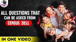 COMPLETE CENSUS 2011 FOR GOVERNMENT EXAMS IN ONE VIDEO [upl. by Fiona]