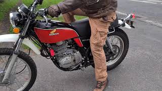 HONDA XL350 TEST RIDE [upl. by Pawsner]