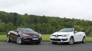 Comparatif Opel Cascada vs Renault MÃ©gane CC [upl. by Sayer]