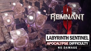 Labyrinth Sentinel Boss Fight Apocalypse Difficulty  No Damage Remnant 2 [upl. by Nohshan]