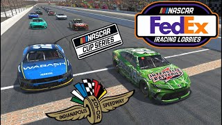 2024 NASCAR CUP SERIES RACING AT INDIANAPOLIS  NASCAR iRacing FedEx Lobbies Week 15 [upl. by Landa634]