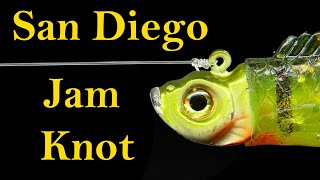 Tie a San Diego Jam Knot How To strong fishing knot [upl. by Westfall737]