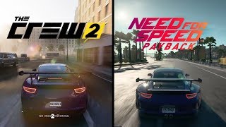 The Crew 2 Vs NFS Payback  Early Graphics Comparison Drift Event Free room [upl. by Klusek]