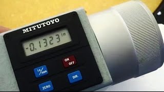 MITUTOYO 0  2quot Digimatic Micrometer Head 164162 JAPAN [upl. by Anilegna]