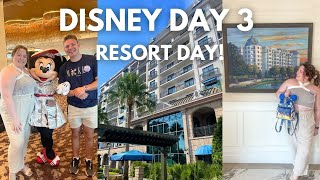 DISNEY WORLD RESORT DAY VLOG Riviera Resort Topolinos Terrace HoopDeeDoo Musical Revue [upl. by Berni]