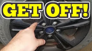 This Is How Easy It Is To Remove Wheel Covers [upl. by Ycnaf]