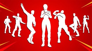 These Legendary Fortnite Dances Have Voices Point And Strut Im Out Smooth Slide [upl. by Ley]