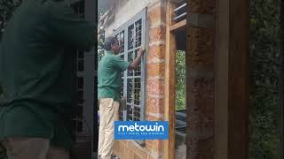 Steel windows installation sreekandapuram peravoor iritty alakkode kannur metowin [upl. by Aerdnaed721]