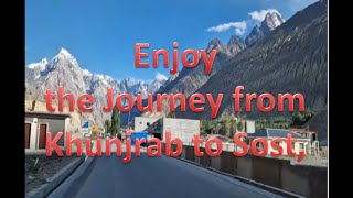 The best Road Trip from Khunjrab Top to Sost in Gilgit Baltistan gilgitbaltistan khunjrabpass [upl. by Tonina]