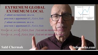 EXTREMUM GLOBAL ET EXTREMUM LOCAL PARTIE 1 [upl. by Davey]