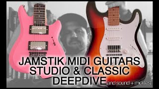 Jamstik MIDI Guitars  Studio amp Classic Deepdive [upl. by Anne-Marie]