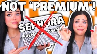 Sephora HOW IS THIS quotPREMIUMquot  Expensive Sephora Premium Advent Calendar Unboxing [upl. by Nawj]