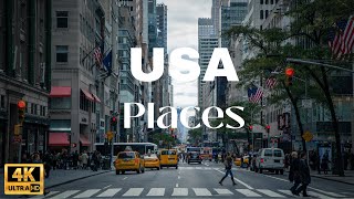 10 Best Places to Visit in United States  4K  Travel Images [upl. by Laira]