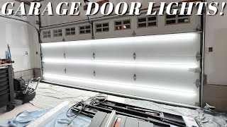 Building My 20x20 Dream Garage Part 4  Garage Door Lighting And New Cabinets [upl. by Peonir128]